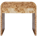 Cresthill Burl Wood Nightstand in Natural