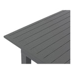 Maldives 95.5" / 119" Aluminum Outdoor Patio Dining Table in Grey