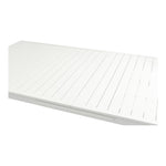 Maldives 95.5" / 119" Aluminum Outdoor Patio Dining Table in White
