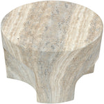 Olira Concrete And Fiberglass Indoor / Outdoor End Table in Natural