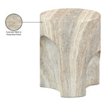 Olira Concrete And Fiberglass Indoor / Outdoor End Table in Natural