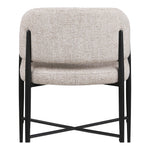 Dame Fabric Upholstered Dining Chair in Beige