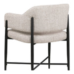 Dame Fabric Upholstered Dining Chair in Beige