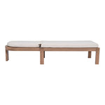 Newport Water Resistant Fabric Upholstered Outdoor Patio Lounge Chair in Cream