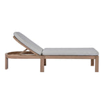 Newport Water Resistant Fabric Upholstered Outdoor Patio Lounge Chair in Grey