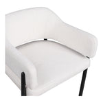 Dame Fabric Upholstered Dining Chair in Cream