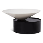 Damon Iron Coffee Table in White