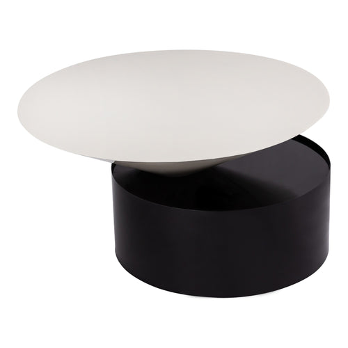 Damon Iron Coffee Table in White