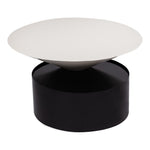 Damon Iron Coffee Table in White