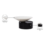 Damon Iron Coffee Table in White