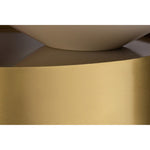 Damon Iron Coffee Table in White