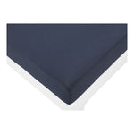 Nizuc 120" Water Resistant Fabric Upholstered 4pc. Outdoor Patio Modular Sofa in Navy