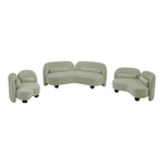 Daphne Chenille Fabric Upholstered Chair in Mint