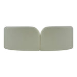 Daphne 89" Chenille Fabric Upholstered Sofa in Mint