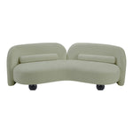 Daphne 89" Chenille Fabric Upholstered Sofa in Mint