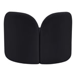 Daphne Velvet Upholstered Chair in Black