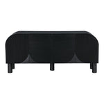 Casablanca Solid Wood And Oak Veneer Sideboard / Buffet in Black