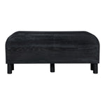 Casablanca Solid Wood And Oak Veneer Sideboard / Buffet in Black