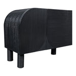 Casablanca Solid Wood And Oak Veneer Sideboard / Buffet in Black