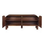 Casablanca Solid Wood And Oak Veneer Sideboard / Buffet in Walnut