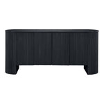 Belinda Beech Wood And Oak Veneer Sideboard / Buffet in Black