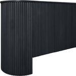 Belinda Beech Wood And Oak Veneer Sideboard / Buffet in Black