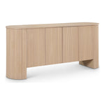 Belinda Beech Wood And Oak Veneer Sideboard / Buffet in Oak