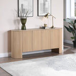 Belinda Beech Wood And Oak Veneer Sideboard / Buffet in Oak
