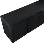 Cardiff Laquer And Oak Veneer Sideboard / Buffet (77022-) in Black