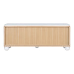 Cardiff Laquer And Oak Veneer Sideboard / Buffet (77022-) in Natural