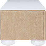 Cardiff Laquer And Oak Veneer Sideboard / Buffet (77022-) in Natural