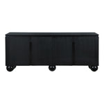 Cardiff Laquer And Oak Veneer Sideboard / Buffet (77023-) in Black