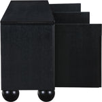 Cardiff Laquer And Oak Veneer Sideboard / Buffet (77023-) in Black