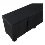 Cardiff Laquer And Oak Veneer Sideboard / Buffet (77023-) in Black