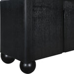 Cardiff Laquer And Oak Veneer Sideboard / Buffet (77023-) in Black