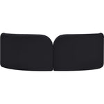 Daphne 89" Velvet Upholstered Sofa in Black