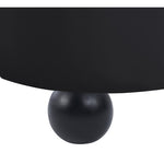 Daphne 89" Velvet Upholstered Sofa in Black