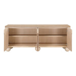 Cardiff Laquer And Oak Veneer Sideboard / Buffet (77023-) in Natural