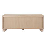 Cardiff Laquer And Oak Veneer Sideboard / Buffet (77023-) in Natural