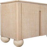 Cardiff Laquer And Oak Veneer Sideboard / Buffet (77023-) in Natural