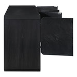 Parker Solid Wood And Ash Veneer Sideboard / Buffet in Black