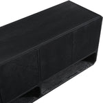 Parker Solid Wood And Ash Veneer Sideboard / Buffet in Black