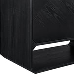 Parker Solid Wood And Ash Veneer Sideboard / Buffet in Black