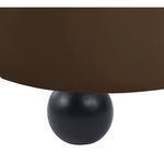 Daphne 89" Velvet Upholstered Sofa in Brown