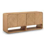 Parker Solid Wood And Ash Veneer Sideboard / Buffet in Natural