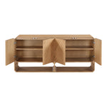Parker Solid Wood And Ash Veneer Sideboard / Buffet in Natural