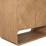 Parker Solid Wood And Ash Veneer Sideboard / Buffet in Natural