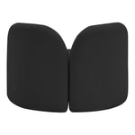 Daphne Boucle Fabric Upholstered Chair in Black