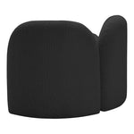 Daphne Boucle Fabric Upholstered Chair in Black