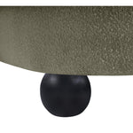 Daphne Boucle Fabric Upholstered Chair in Olive